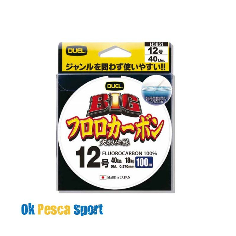 100 metri Fluorocarbon 100% Duel BIG made in Japan