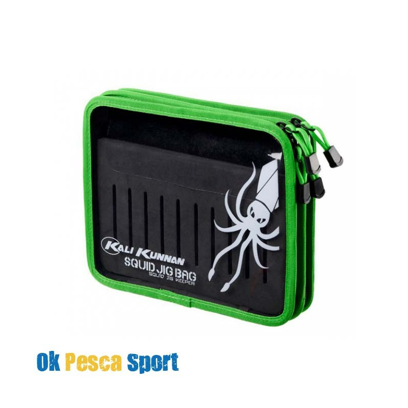 Kali kunnan Squid Jig Bag 2 scomparti