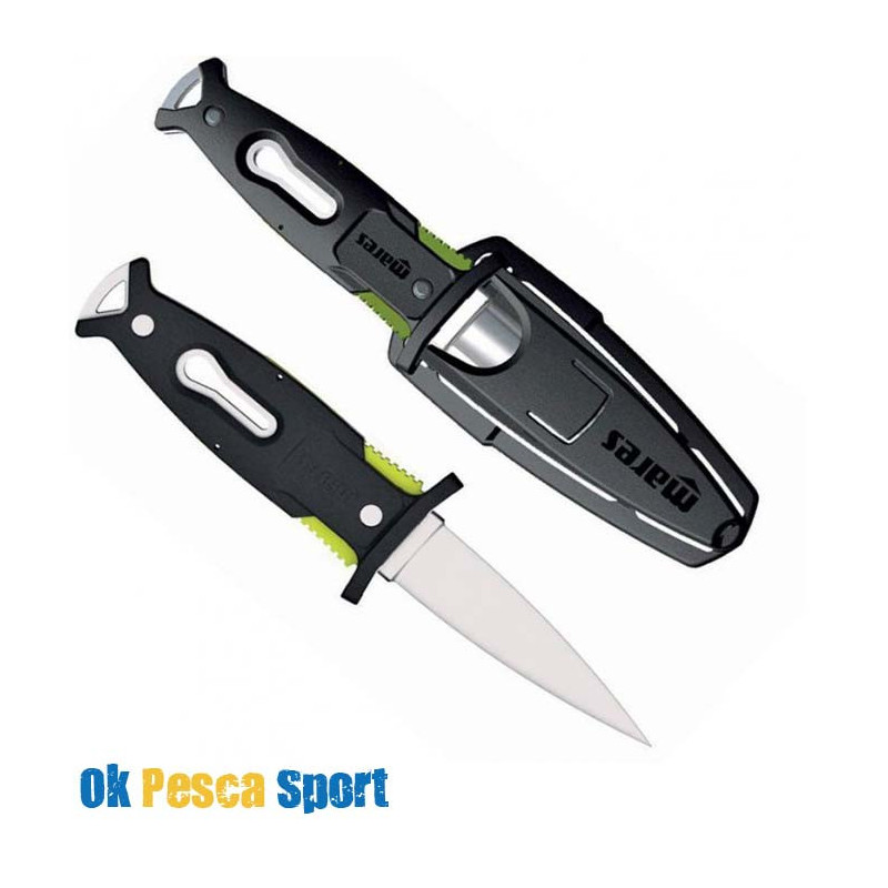 coltello in acciaio  Mares ASCENT ideale per apneisti