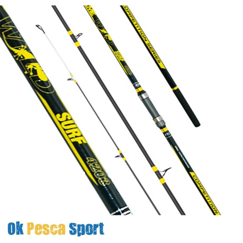 Canne à Pêche FALCON MAX BEACH 420cm - Action 100gr, 9 Anneaux, Carbone, Neuve 2023