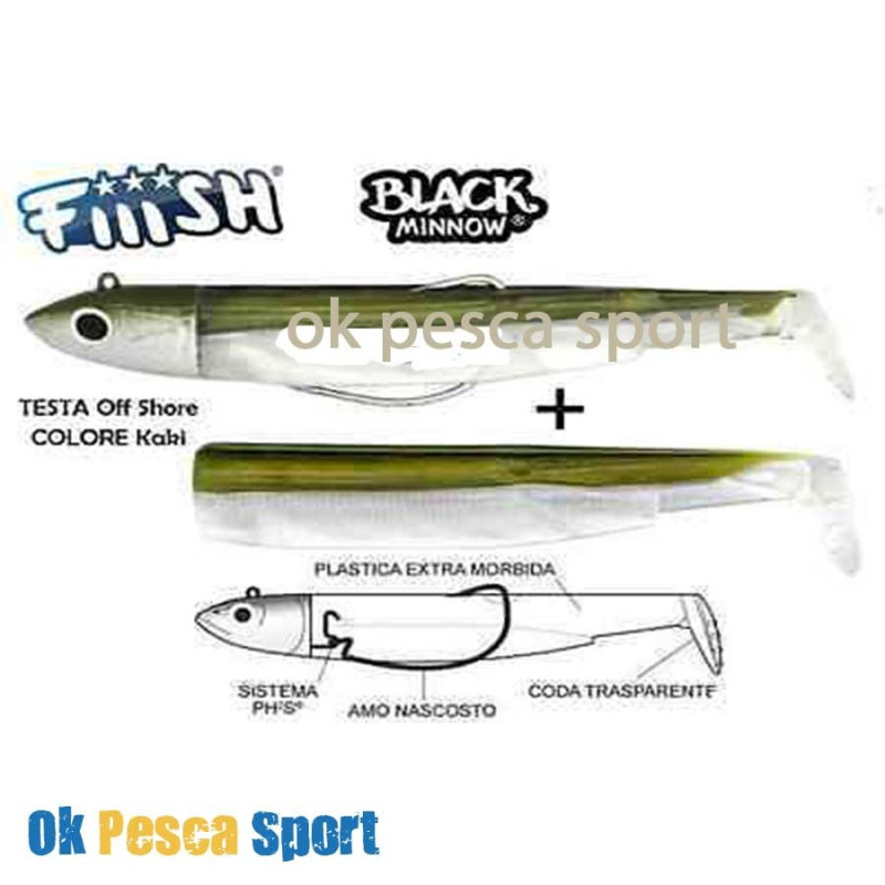 artificiale FIIISH  BLACK MINNOW 120 mm 25 gr
