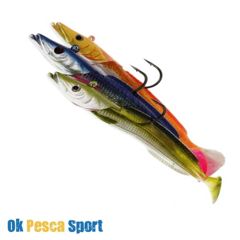 Esca Sandeel Artificiale Esche Da Pesca Westin Sandy Andy Weedless