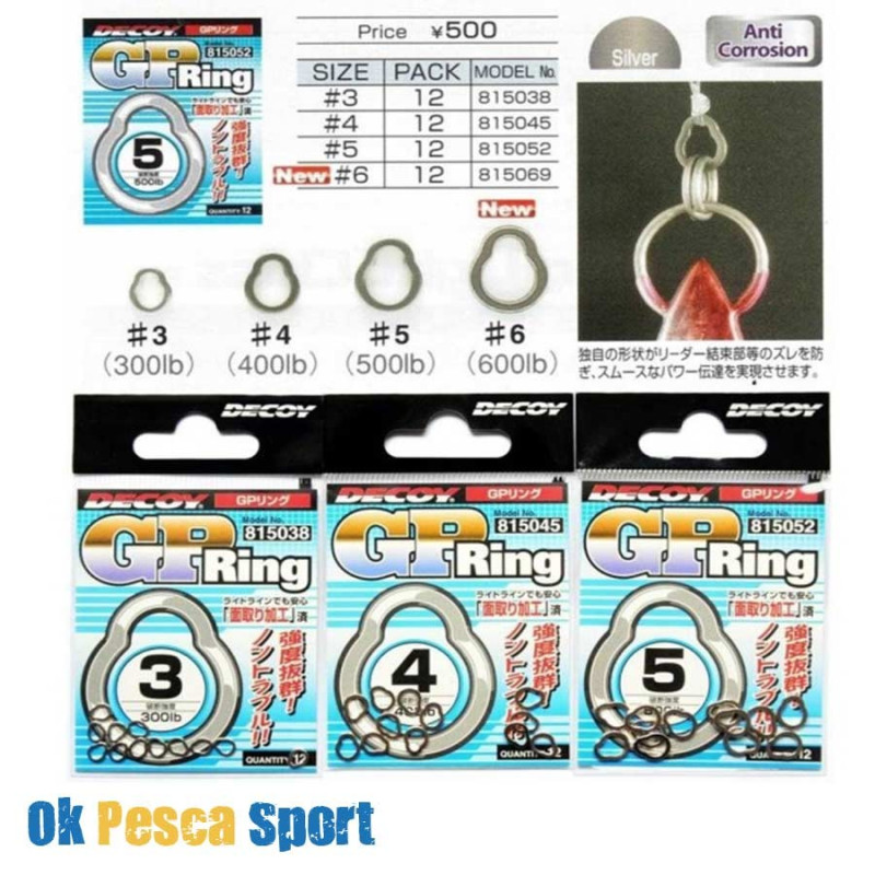 DECOY SALTWATER GAME ANELLO SOLIDO ANELLO  GP RING R-