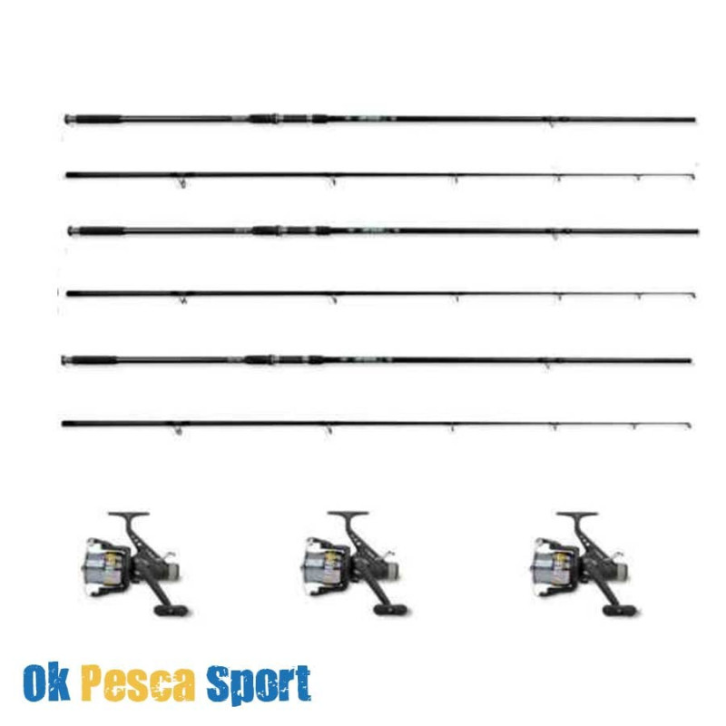 stock 10 canne surf+10 mulinelli