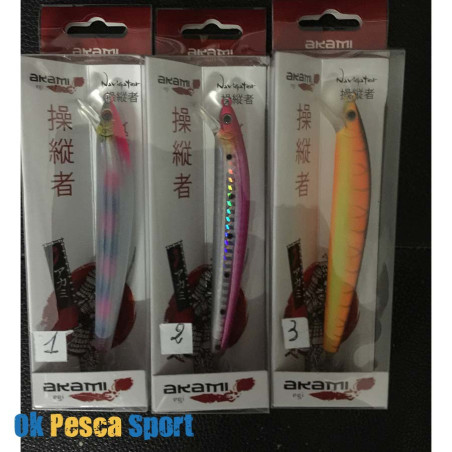 AKAMI Minnow Affondante Lento 18 Cm 28 G – Esca Artificiale Da Spinning Per Mare, Con Punte WMC E Materiali Di Qualità